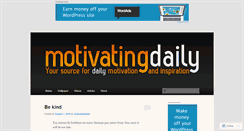 Desktop Screenshot of motivatingdaily.com